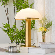 Elegance Alabaster Table Lamp-DWHOME