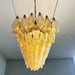 Elegant Amber Murano Poliedri Chandelier-DWHOME
