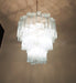 Elegant Blue Murano Glass Tube Chandelier-DWHOME
