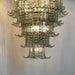 Elegant Leaf-Shaped Murano Glass Chandelier-DWHOME
