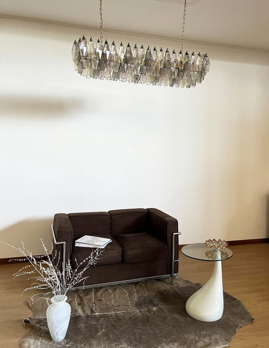 Elegant Multicolored Murano Poliedri Chandelier-DWHOME