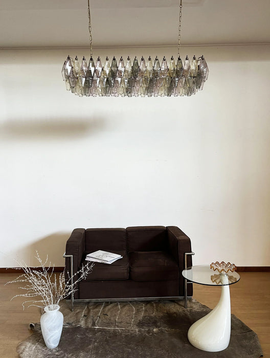 Elegant Multicolored Murano Poliedri Chandelier-DWHOME