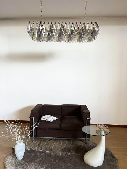 Elegant Multicolored Murano Poliedri Chandelier-DWHOME