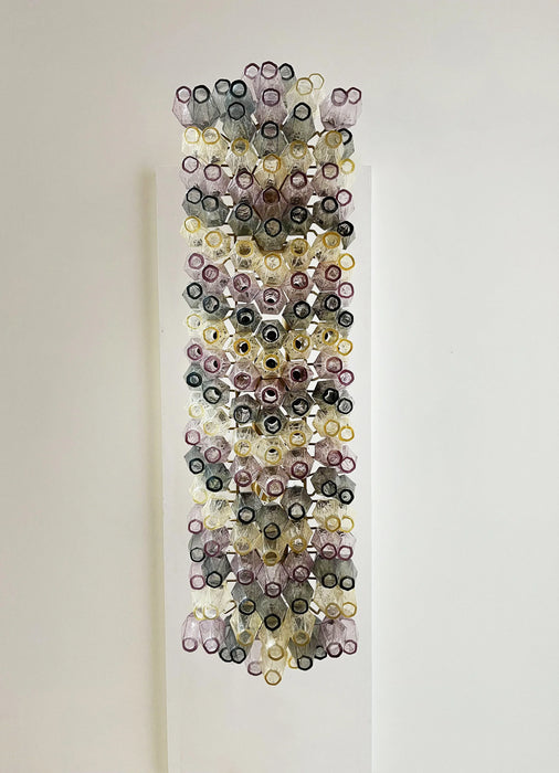 Elegant Multicolored Murano Poliedri Chandelier-DWHOME