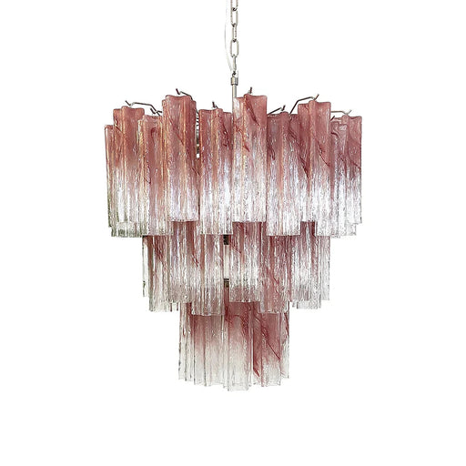 Elegant Murano Pink Rose Chandelier-DWHOME