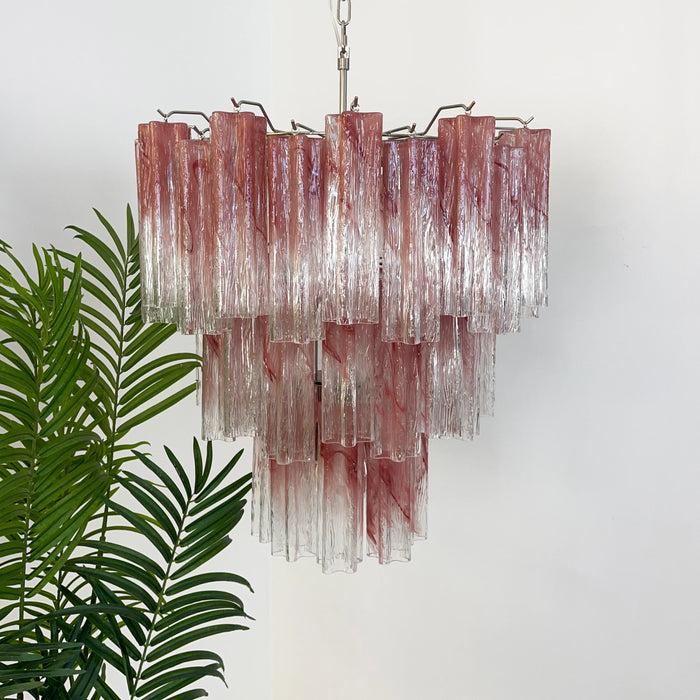 Elegant Murano Pink Rose Chandelier-DWHOME