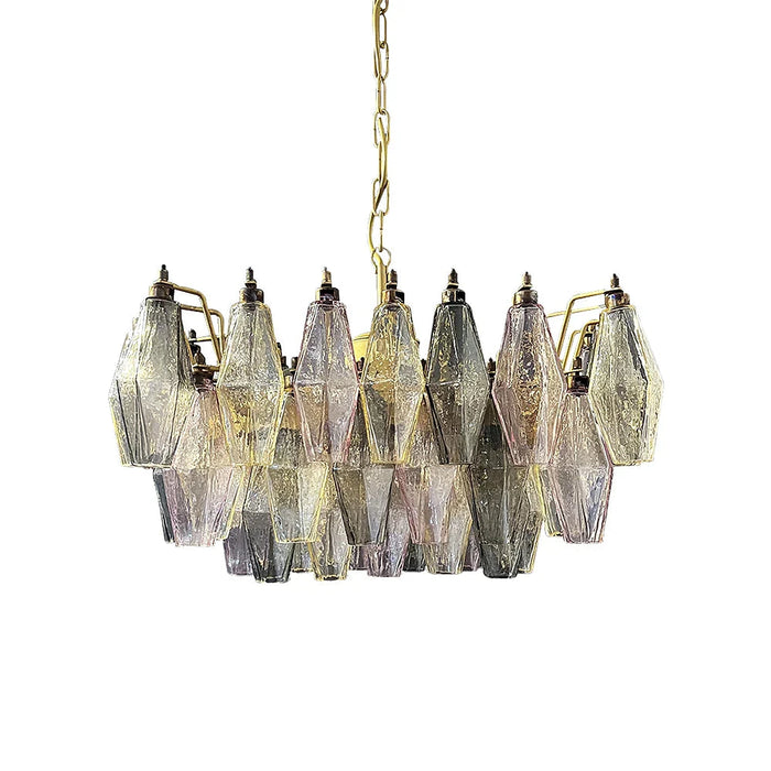 Poliedri Murano Colorful Chandelier-DWHOME