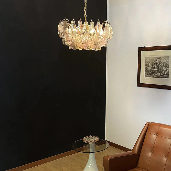 Poliedri Murano Colorful Chandelier-DWHOME