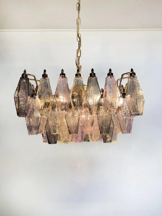 Poliedri Murano Colorful Chandelier-DWHOME