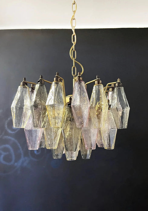 Poliedri Murano Colorful Chandelier-DWHOME