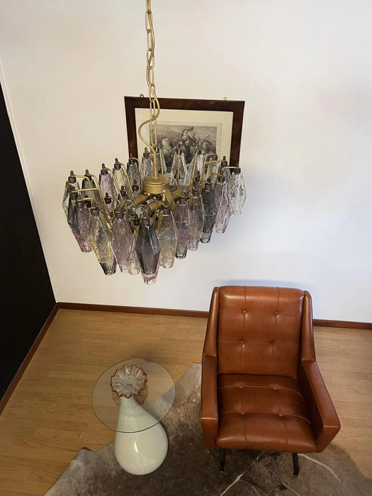 Poliedri Murano Colorful Chandelier-DWHOME