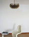 Poliedri Murano Smoked Chandelier-DWHOME