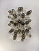 Poliedri Murano Transparent Smoked Chandelier-DWHOME