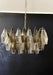 Poliedri Murano Transparent Smoked Chandelier-DWHOME