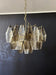 Poliedri Murano Transparent Smoked Chandelier-DWHOME