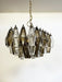 Poliedri Murano Transparent Smoked Chandelier-DWHOME