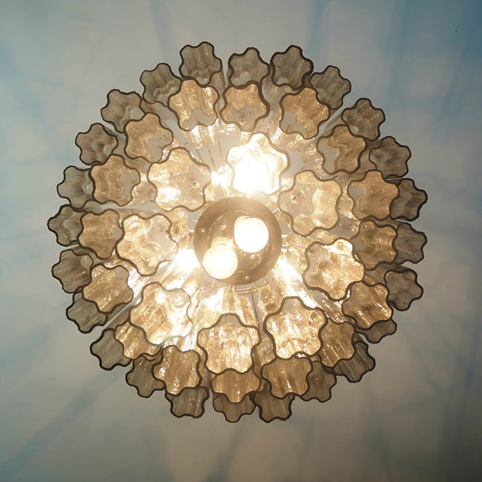 Elegant Smoke Murano Glass Tube Chandelier-DWHOME