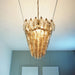 Elegant Smoked Murano Poliedri Chandelier-DWHOME