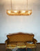 Elegant Smoked Murano Poliedri Chandelier-DWHOME