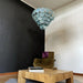 Elegant Blue Murano Disc Chandelier-DWHOME
