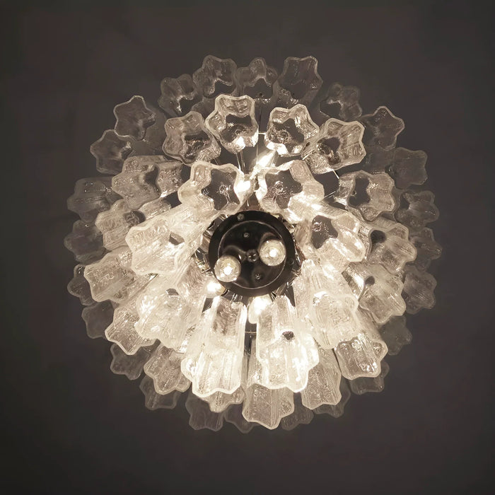 Elegant Transparent Murano Glass Tube Chandelier-DWHOME