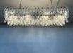Elegant Transparent Murano Poliedri Chandelier-DWHOME