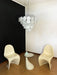 Elegant White Murano Disc Chandelier-DWHOME