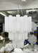 Elegant White Murano Glass Tube Chandelier-DWHOME