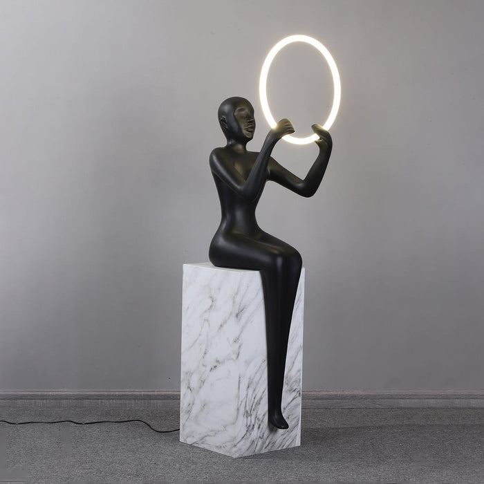 Elena Sculpture Floor Lamp - DWHOME