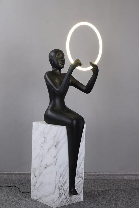 Elena Sculpture Floor Lamp - DWHOME