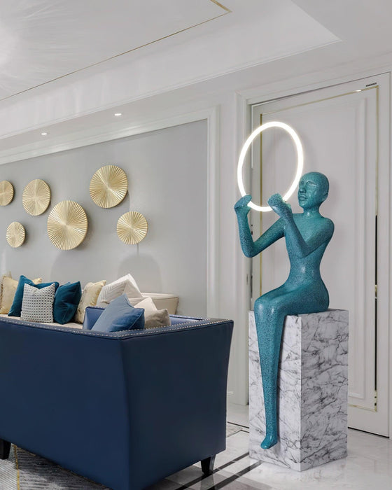 Elena Sculpture Floor Lamp - DWHOME