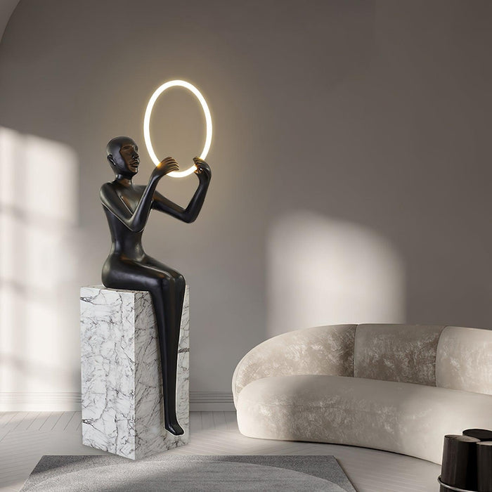 Elena Sculpture Floor Lamp - DWHOME