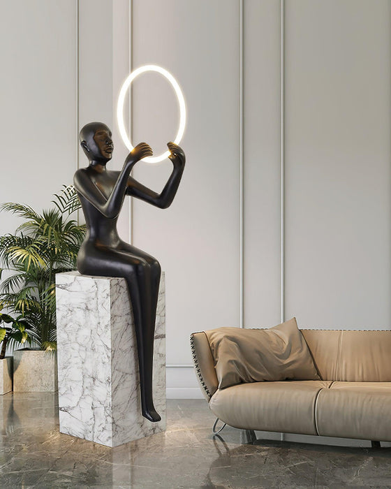 Elena Sculpture Floor Lamp - DWHOME