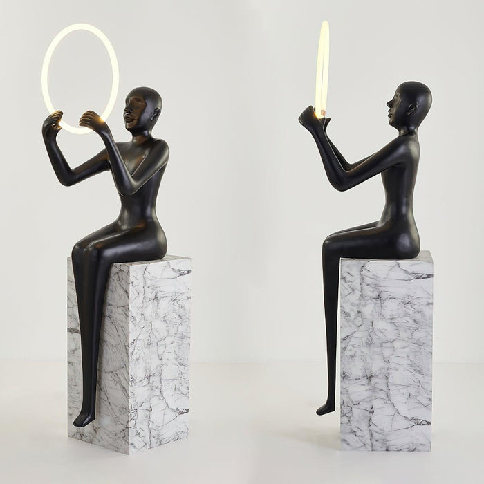 Elena Sculpture Floor Lamp - DWHOME