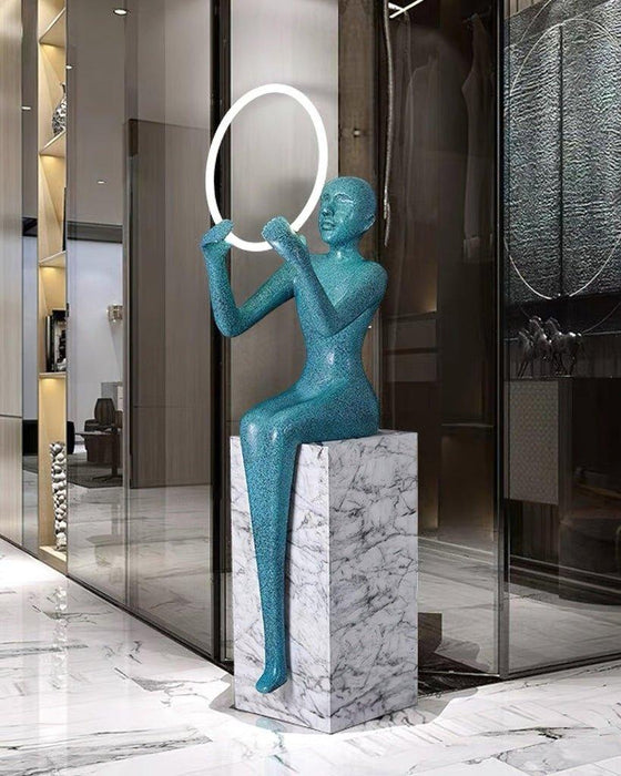 Elena Sculpture Floor Lamp - DWHOME