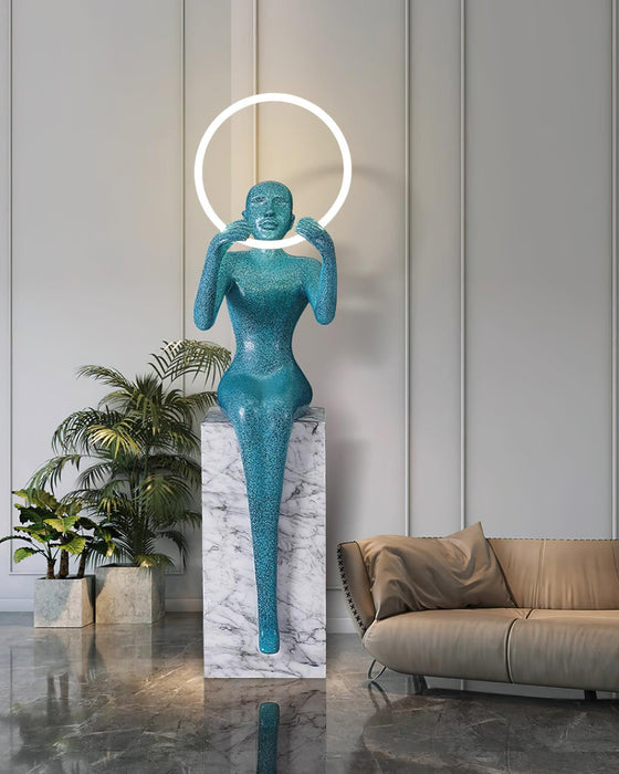 Elena Sculpture Floor Lamp - DWHOME