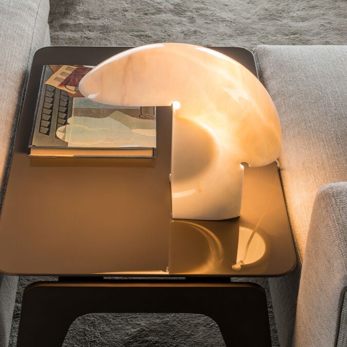 Elios Marble Table Lamp-DWHOME