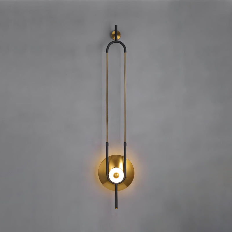 Ellipse Ring Marble Wall Light-DWHOME