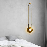 Ellipse Ring Marble Wall Light-DWHOME