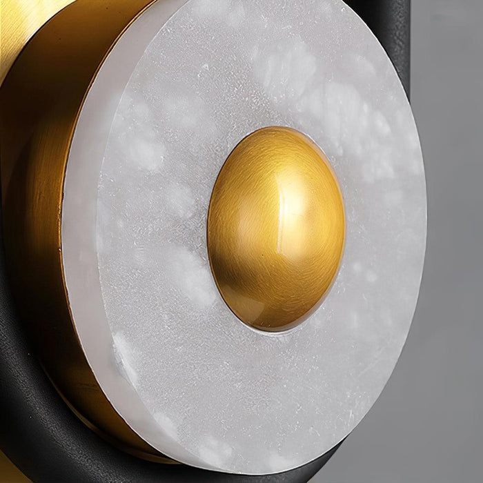 Ellipse Ring Marble Wall Light-DWHOME