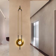 Ellipse Ring Marble Wall Light-DWHOME
