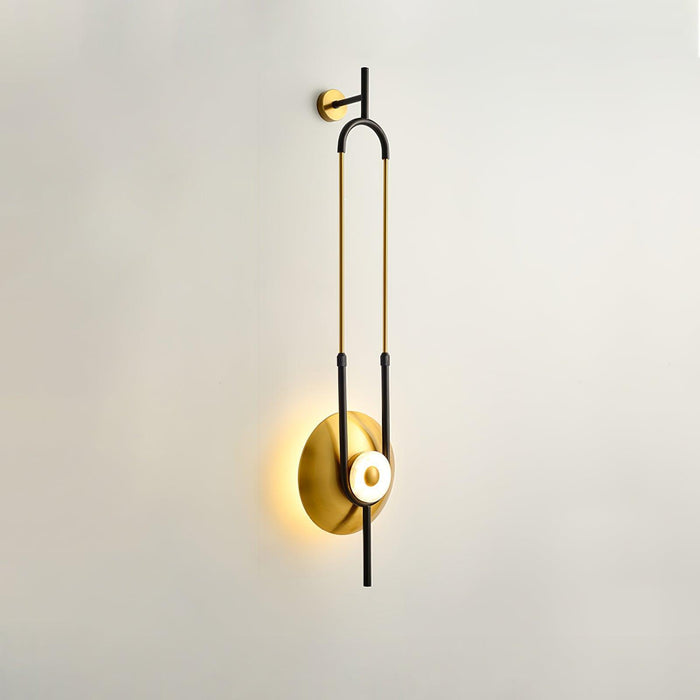 Ellipse Ring Marble Wall Light-DWHOME