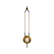 Ellipse Ring Marble Wall Light-DWHOME