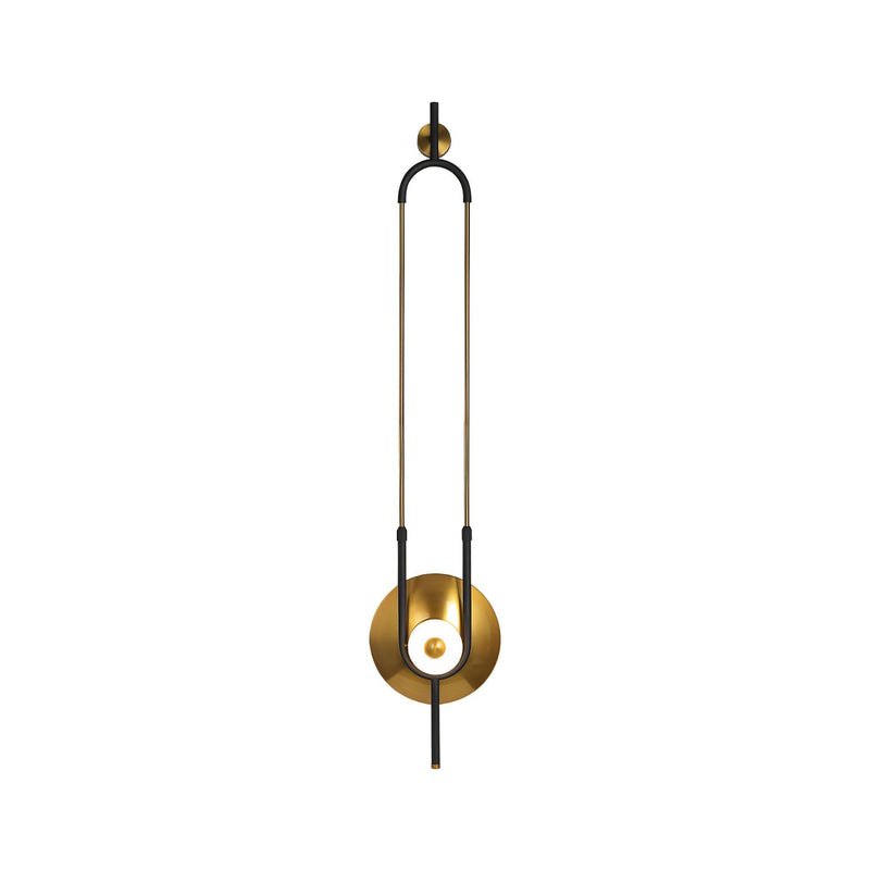 Ellipse Ring Marble Wall Light-DWHOME