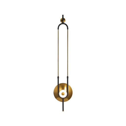 Ellipse Ring Marble Wall Light-DWHOME