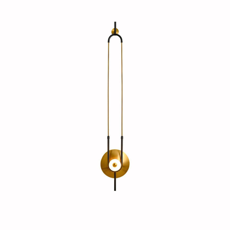 Ellipse Ring Marble Wall Light-DWHOME