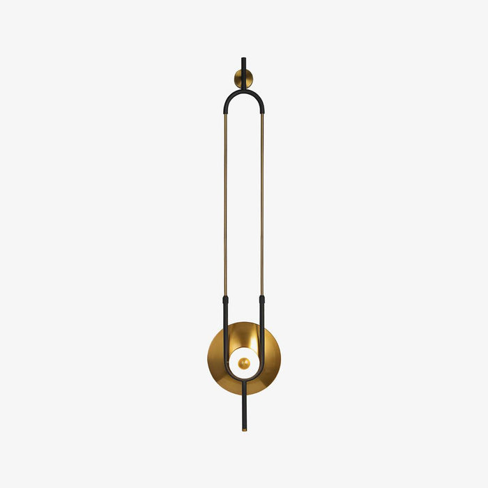 Ellipse Ring Marble Wall Light-DWHOME
