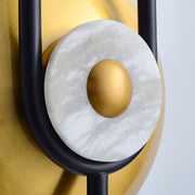 Ellipse Ring Marble Wall Light-DWHOME