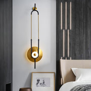 Ellipse Ring Marble Wall Light-DWHOME