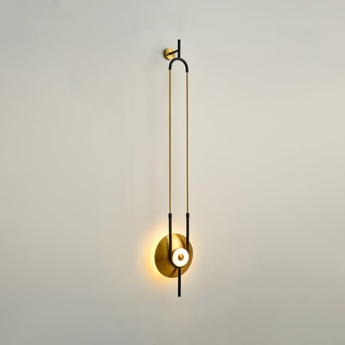 Ellipse Ring Marble Wall Light.